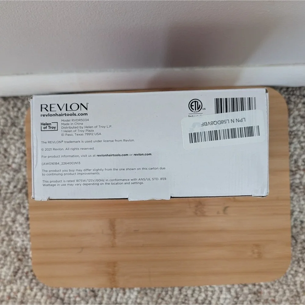 Revlon The Essential Compact Hair Dryer 1875W 2 Heat/Speed Settings Travel Black
